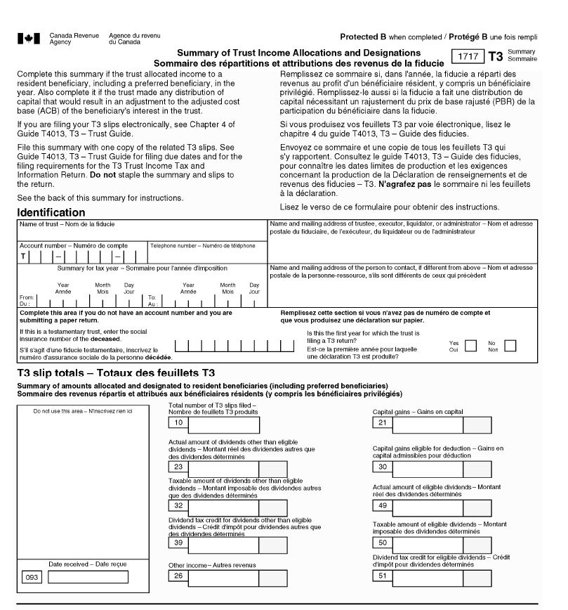 How Many Codes Do I Need For A T3 Slip? – BPLH